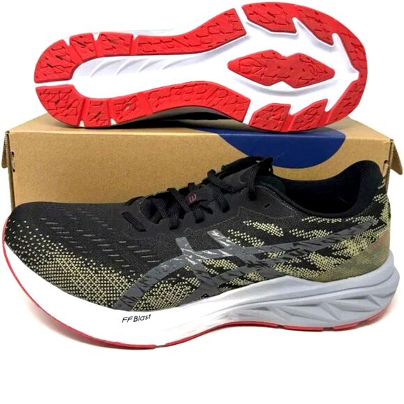 Sneakers Dynablast 3 . Size: 11 1/2 . Color Core Black/Golden Yellow/Onyx Asics - Picture 1 of 9
